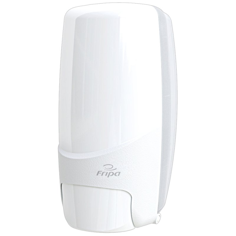 fripa distributeur de savon mural, rechargeable, fermable, 1 litre